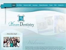 Tablet Screenshot of hiramdentistry.com